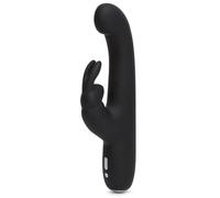 Happy Rabbit - Vibromasseur Rabbit Slimline Point G - Noir