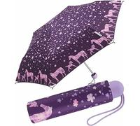 Happy Rain Ergobrella Parapluie de poche pour enfants avec éléments réfléchissants, couleur ponylove, 89 cm