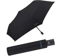 happy rain Parapluie de poche avec système automatique Air Motion, noir, 97 cm