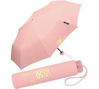 happy rain Parapluie de poche UV50 UV Protect Super Mini, rose, 95 cm, Classique