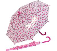 happy rain Parapluie enfant transparent avec cœurs
