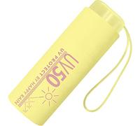 happy rain Parasol de poche UV50 UV Protect Ultra Mini plat, citron vert, 90 cm