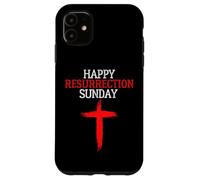 Happy Resurrection Sunday - Pâques Jésus Chrétien Church Coque pour iPhone 11
