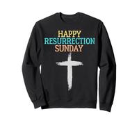 Happy Resurrection Sunday - Pâques Jésus Chrétien Church Sweatshirt