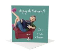 Happy Retirement Greeting Card One Lump or Two Holy Mackerel Cards