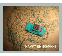 Happy Retirement Guest Book ( Landscape Hardcover )