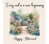 Happy Retirement Guest Book With Lined Pages (Hardback)