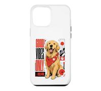 Happy Retriever Good Vibes Only - Streetwear Japonais Coque pour iPhone 12 Pro Max