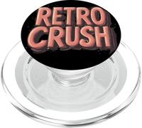 Happy Retro Crush pour Un Look drôle PopSockets PopGrip pour MagSafe
