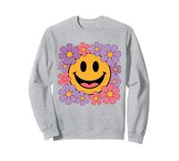 Happy Retro Daisy Smile Face Preppy Esthétique Hommes Femmes Enfants Sweatshirt