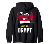 Happy Revolution Day 23 Juillet Egypt Egyptian Pride Sweat à Capuche