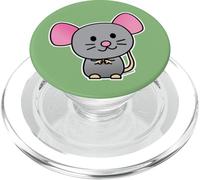 Happy RT Souris et Rongeur Queue Grise PopSockets PopGrip pour MagSafe