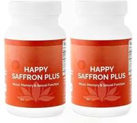 Happy Saffron Plus, Eye Health Support, Aide les émotions des femmes et des hommes,2pcs