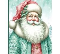 Happy Santa Christmas Composition Notebook | Wide Ruled Lined Pages | Personalized First Page | Holiday Notebook| Perfect for School and Daily Writing | Matte Cover 101 Pages | 7.5x9.25inch |Paperback