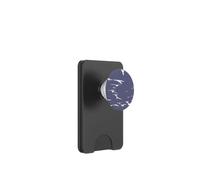Happy Seagulls Flying in The Sky Silhouette Blanche PopSockets PopWallet pour MagSafe