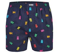 Happy Shorts Boxer américain pour Homme - Boxer tissé - Pélican, Ours en Caoutchouc, S
