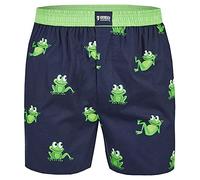Happy Shorts Boxer américain pour Homme - Motif Grenouille, Prince Frog, L