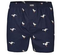 Happy Shorts Boxer américain pour homme - Motif mouette - Taille S - M - L - XL, Mouette - Seagul, S