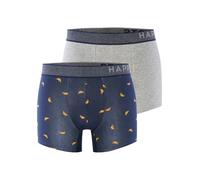 Happy Shorts Boxers ' 2-Pack ' bleu / jaune / gris, Taille XXL