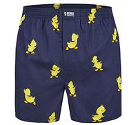Happy Shorts Boxers Américains pour Homme - Boxers Webboxer Poulets - Pouliches, L