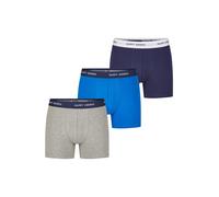 Happy Shorts Boxers bleu / bleu marine / gris chiné, Taille S
