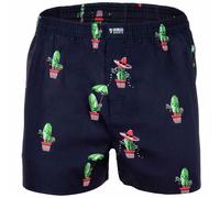 Happy Shorts Boxers Américains pour Homme - Boxers Court - Boxers Webboxer Cactus Mexicain - Mexican Cactus, M