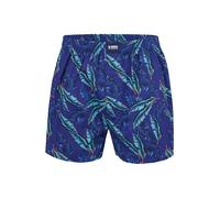Happy Shorts Boxers ' Motives ' bleu foncé / vert, Taille M
