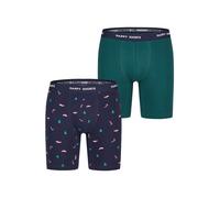 Happy Shorts Boxers ' XMAS Boxer Briefs ' bleu foncé / pétrole, Taille XL