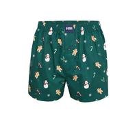 Happy Shorts Boxers ' XMAS ' vert, Taille L