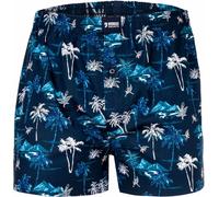 Happy Shorts Herren Web-Boxershorts - Boxer américain Island S