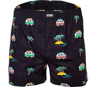 Happy Shorts Herren Web-Boxershorts - Boxershorts américains Vacances M