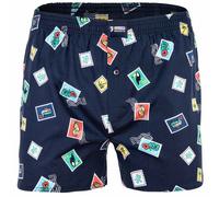 Happy Shorts Homme Boxer Web Motif Style Américain, Coton