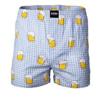 Happy Shorts Homme Boxer Web Motif Style Américain, Coton