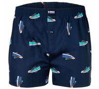 Happy Shorts Homme Boxer Web Motif Style Américain, Coton
