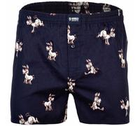 Happy Shorts Homme Boxer Web Motif Style Américain, Coton