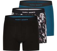 Happy Shorts Lot de 2 ou 3 boxers en jersey pour homme, couleurs au choix, Lot de 3 D05, M