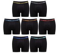 Happy Shorts Lot de 7 boxers en jersey pour homme, multicolore, L