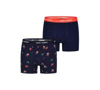 Happy Shorts Sous-vêtements 'Xmas' bleu marine / vert / orange / blanc, Taille 152