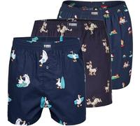 Happy Shorts X Boxer, boxer et short pour homme avec suspension, Design 18, XL