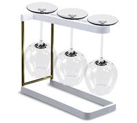 HAPPY SINKS Pascal Charmolu Étagère à verres à vin pour lave-vaisselle 3 capacités de rangement - Support pour verre à vin de table/comptoir