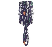 Happy Skeleton Dance Brosse démêlante antistatique pour cheveux épais pour ajouter de la brillance et rendre lisse les cheveux pour hommes, femmes et enfants