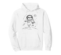 Happy Sloth Astronaute Space Explorer Cosmique Journey Sweat à Capuche