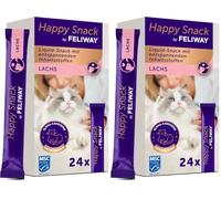 Happy Snack by FELIWAY - Friandises Apaisantes pour Chats (Lot de 2)