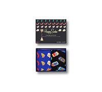 Happy Socks 2-Pack Friday Night Socks Set, colorées et amusantes, chaussettes pour homme et femme, Noir (36-40)