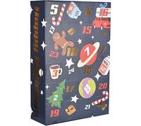Happy Socks 24-Pack Happy Holidays Socks Gift Set Chaussette, Multicolour, 4-7 Femme