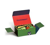 Happy Socks 3-Pack Chaussettes Peek-A-Boo antidérapantes pour enfants, coffret cadeaux avec des chaussettes colorées pour enfants taille 4-6 ans