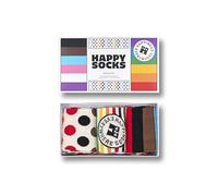 Happy Socks 3-Pack Socks Gift Set Lot de 3 Paires de Chaussettes Taille 36-40, 3 Paquets Pride, Mixte