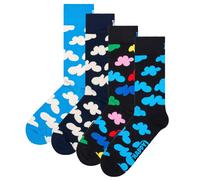 Happy Socks 4er Paquet Unisexe Chaussettes - Cadeau, Classiques, Mixtes Couleurs