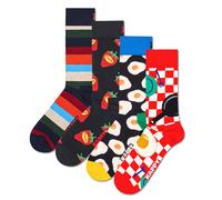 Happy Socks 4er Paquet Unisexe Chaussettes - Cadeau, Classiques, Mixtes Couleurs