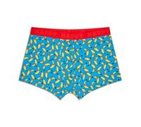 Happy Socks Boxer Court 1-Pack Banana Coton Homme Bleu Clair L